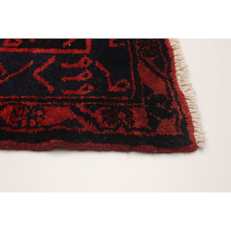 ECARPETGALLERY Hand-knotted Andelz Navy Wool Rug - 3'7 x 6'5