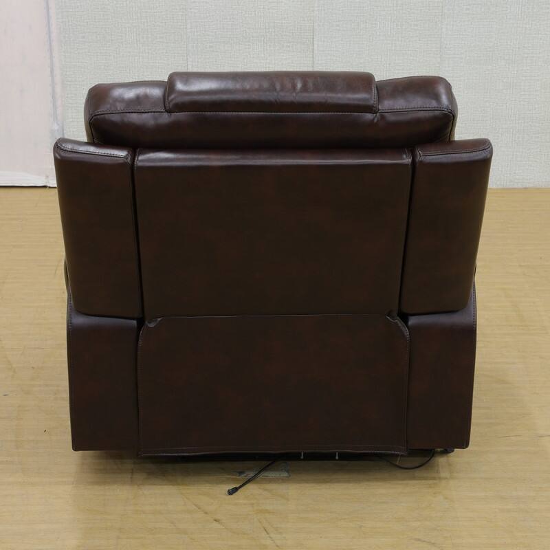 Power Recliner Chair with LED Lighting and Quilted Design