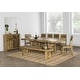 preview thumbnail 1 of 6, The Gray Barn Fairview Reclaimed Wood Extending Dining Table