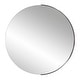 preview thumbnail 2 of 8, Allan Andrews Framed Silver Round Decorative Dante Wall Mirror - 30" Diameter x 1.1/2"