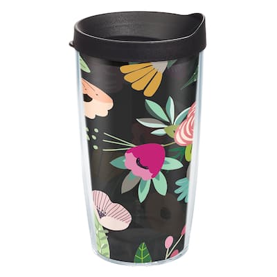 Tervis Brilliant Buds Made in USA Double Walled Insulated Travel Tumbler, Brilliant Buds