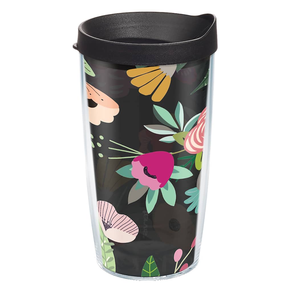 Tervis Brilliant Buds Made in USA Double Walled Insulated Travel Tumbler, Brilliant Buds