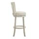 preview thumbnail 14 of 49, Verona Panel Back Linen Swivel 29-inch High Back Bar Stool by iNSPIRE Q Classic