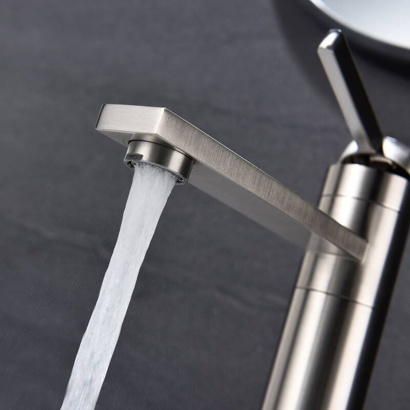 Topcraft Single Handle Stainless Steel Bathroom Sink Faucet