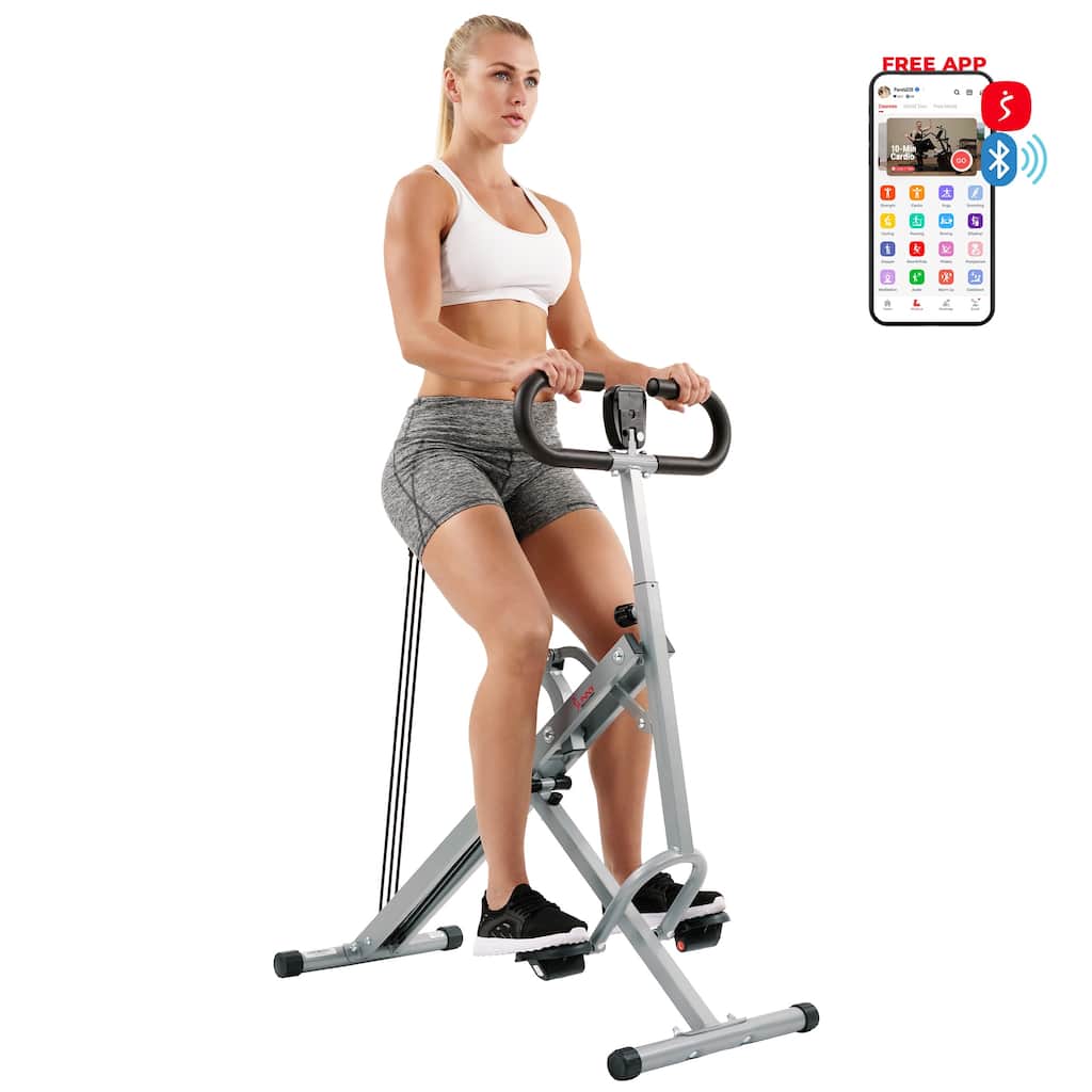 Sunny Health Fitness Squat Assist Row N Ride Trainer NO 077S