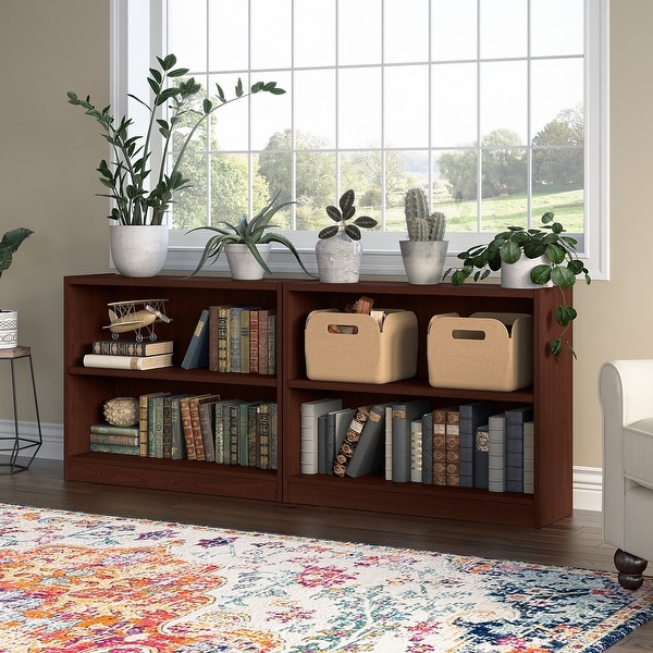 Universal 2 Shelf Bookcase Set of 2 by Bush Furniture