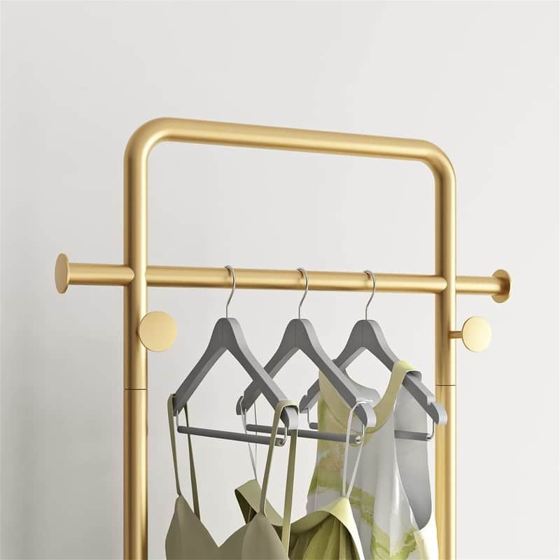 Gold Clothing Racks for Boutiques