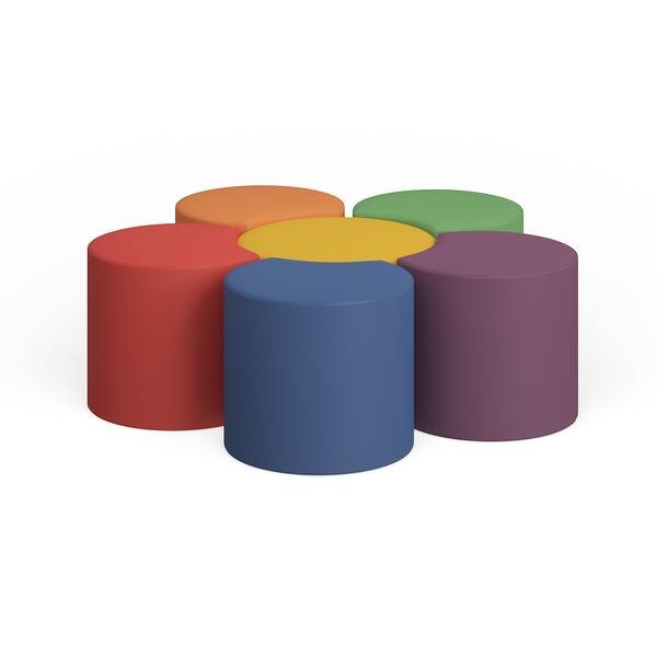 slide 2 of 17, Soft Seating Collaborative Flower Set for Classrooms (18"H) Assorted
