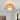 1-Light Natural Paper Rattan Semi-Flush Mount Ceiling Light, Woven Lamp Shade Handmade Ceiling Lamp - 17.91"