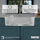 preview thumbnail 13 of 54, Karran Drop-In Quartz Composite 1-Hole Single Bowl Kitchen Sink - 33" x 22" x 9"