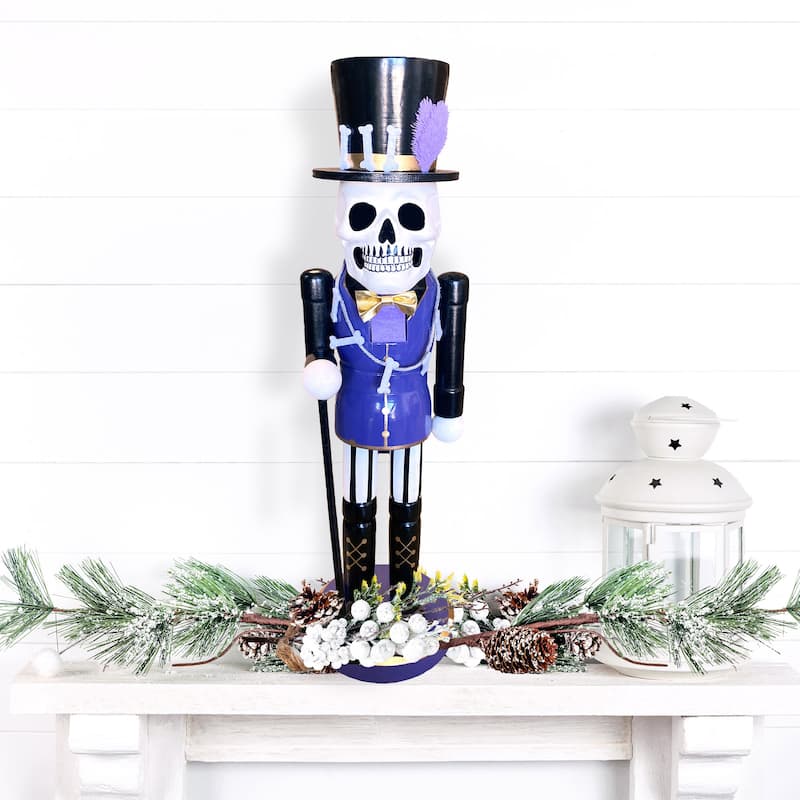 14" Voodoo Nutcracker - Purple
