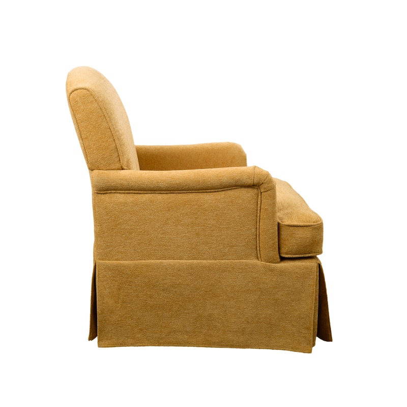 Art Leon Upholstered Swivel Accent Armchair