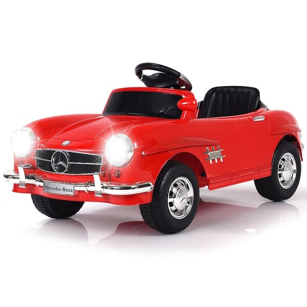 Shop Costway Red Mercedes Benz 300sl Amg Rc Electric Toy