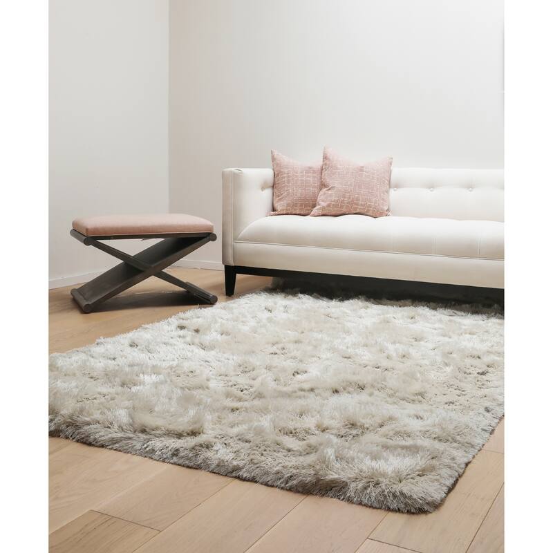 Shag Ivory Area Rug - 9' x 12'