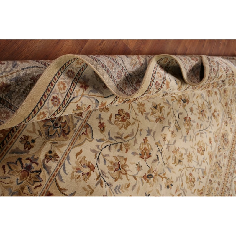 Floral Aubusson Chinese Area Rug Handmade Wool Carpet - 8'7" x 11'7"