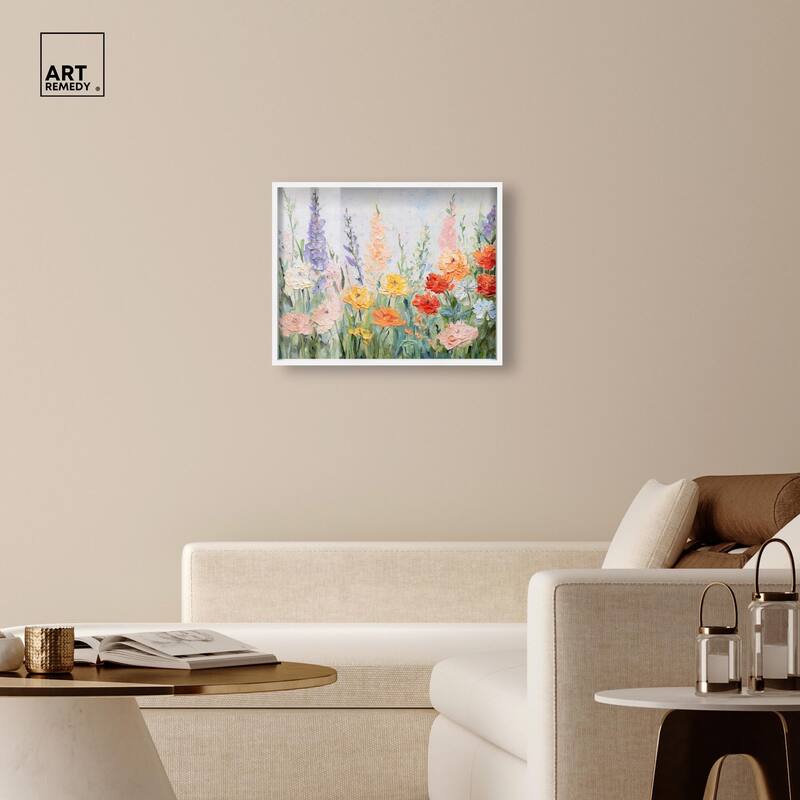 Summer Abundance I Shadowbox by Art Remedy