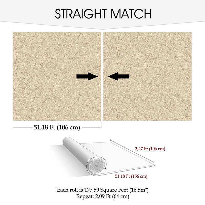 SUSSEXHOME Removable Wallpaper-Waterproof, Strippable, Light Resistance & Cleanable Wall Paper Roll-Wallpaper-Scratch