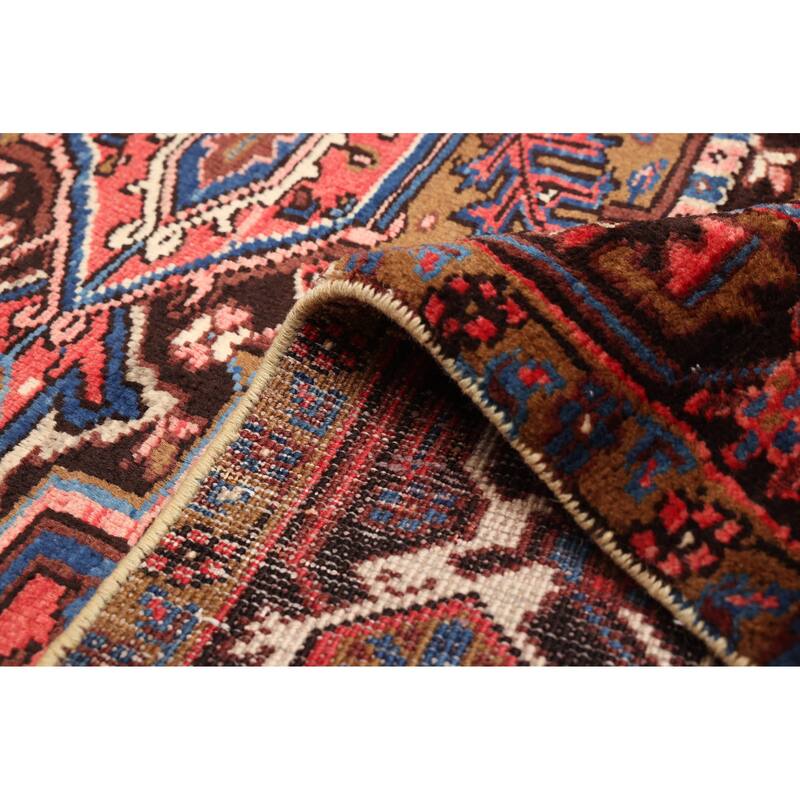 ECARPETGALLERY Hand-knotted Sarabi Light Red Wool Rug - 7'3 x 9'4