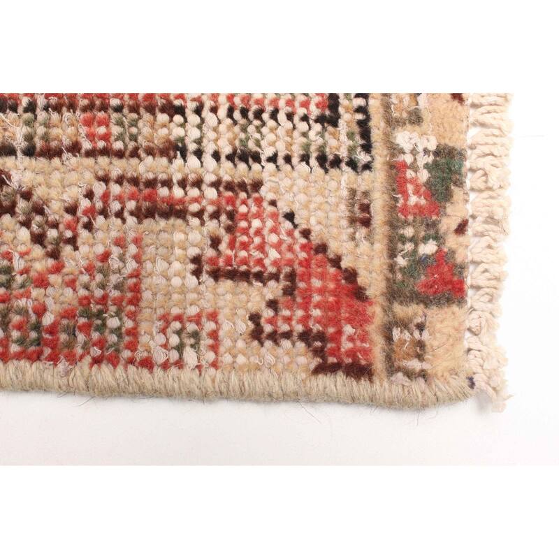 ECARPETGALLERY Hand-knotted Antalya Vintage Red Wool Rug - 2'11 x 9'2