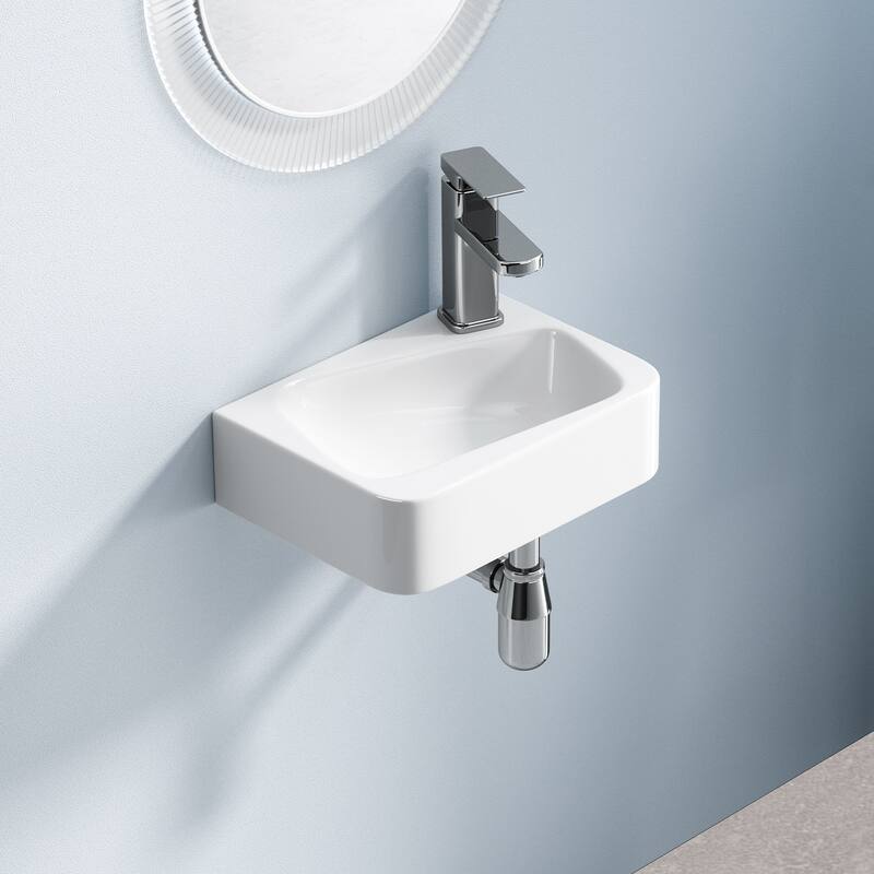 Modern Ceramic Art Basin Sink Set with Faucet and Drain