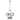Varaluz Black Betty 9-Light 2-Tier Chandelier - Carbon/French Gold