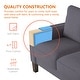 preview thumbnail 8 of 22, Modern Comfortable Living Room Furniture L Shape Sofa with Ottoman in Fabric with High Quality Wood and Durable Metal Legs