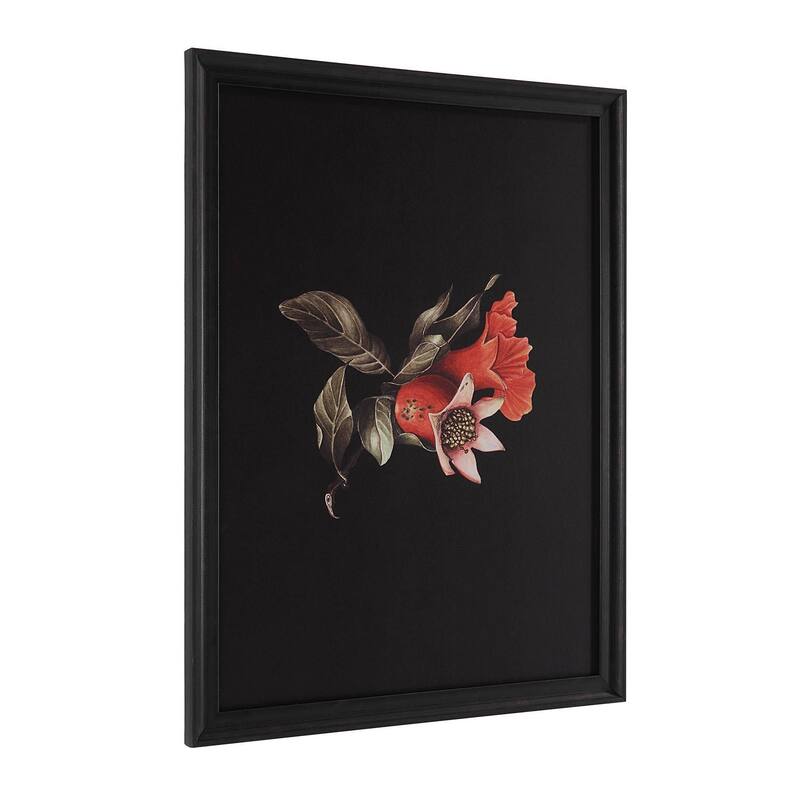 Renwil Wallflower Rag Paper 6-Piece Wall Art with Black Frame