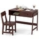 preview thumbnail 1 of 28, Costway Kids Desk and Chair Set with Storage Drawer and Hutch, Student - See Details Brown