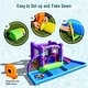 preview thumbnail 7 of 8, Gymax Inflatable Water Slide Castle Kids Bounce House w/ Octopus Style - See Details