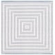 preview thumbnail 8 of 33, SAFAVIEH Handmade Natura Anaida Wool Rug 6' Square - Blue/Ivory - Square