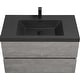 preview thumbnail 76 of 75, GDFStudio - Carter Floating Bathroom Vanity with Quartz Sand Countertop & Soft-Close Drawers