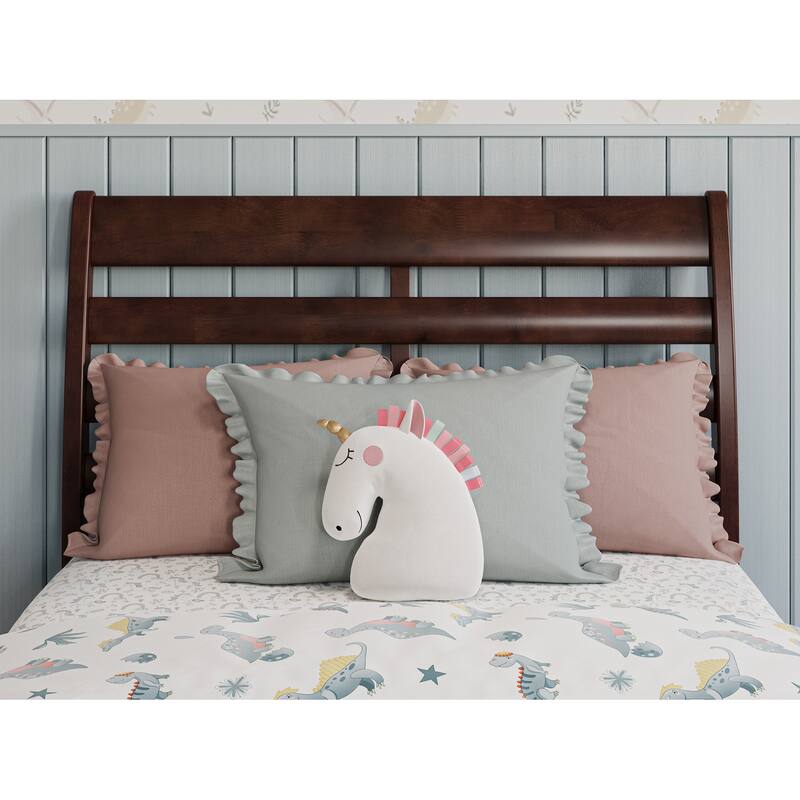 Emelie Platform Bed with Panel Footboard and Twin Trundle