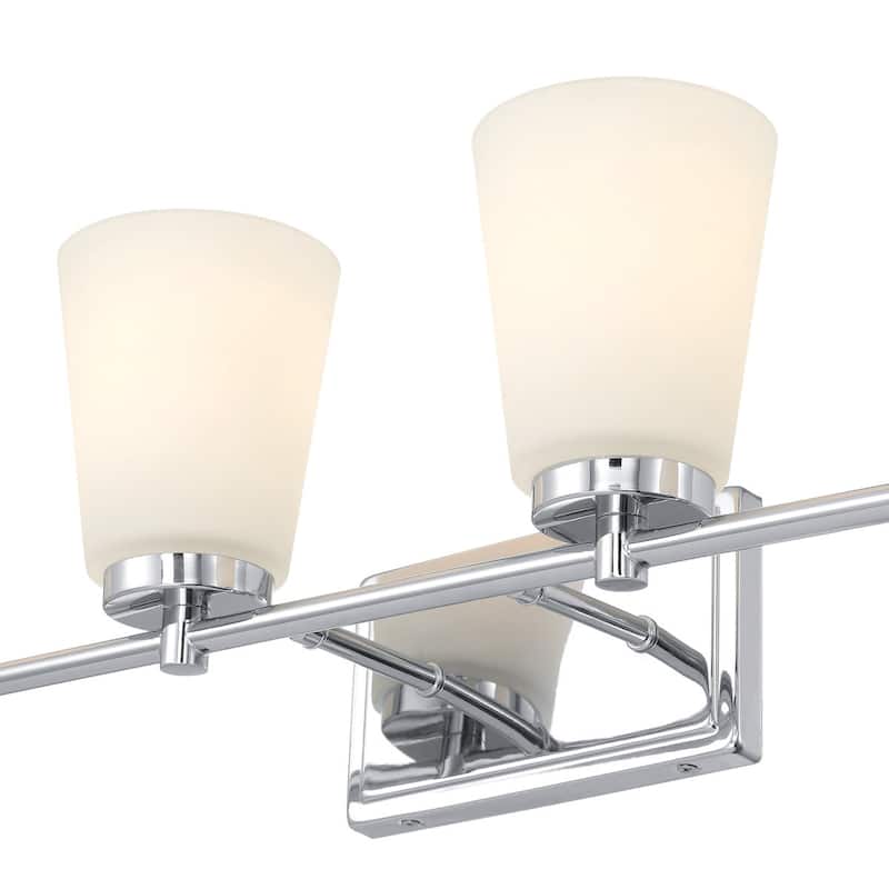 Acroma 6 - Light Steel Dimmable Vanity Light - 6-light