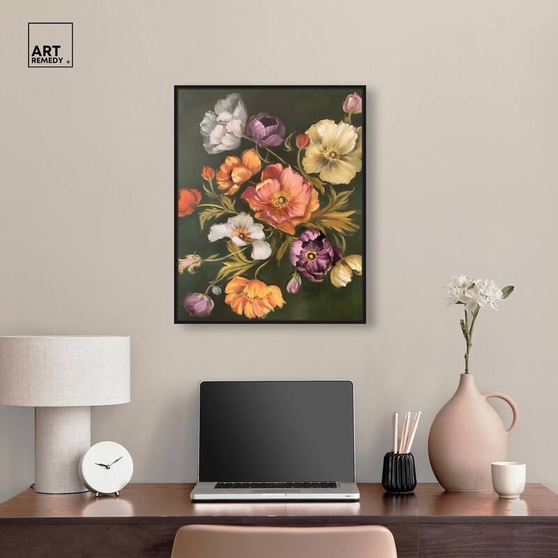 Twilight Tulips II Canvas by Art Remedy