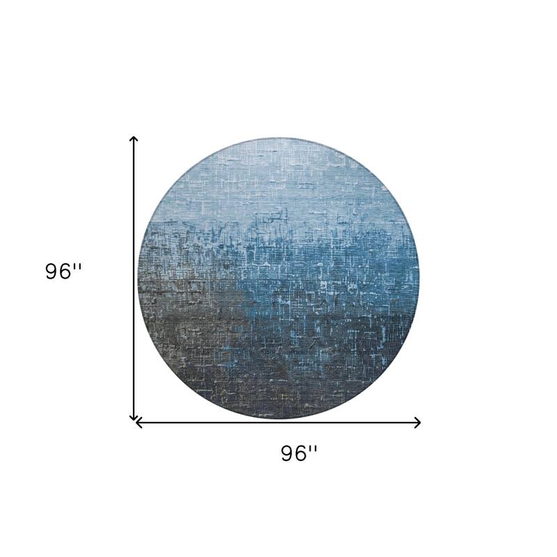 HomeRoots Ombre Transitional Rectangle Outdoor Rug