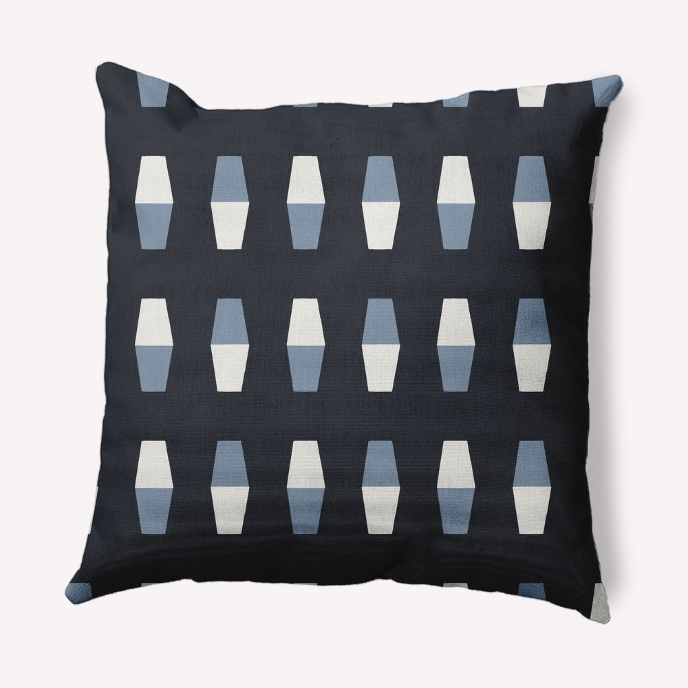 Bowling Pins Nautical Indoor/Outdoor Throw Pillow