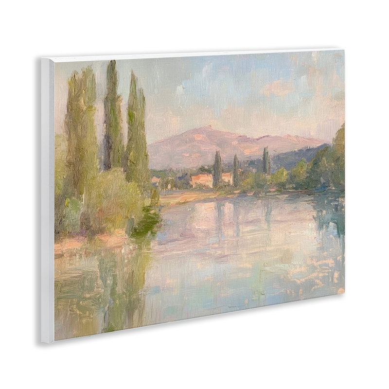 Stupell Place By The Lake Wall Plaque Art Design By Petal Prints Design