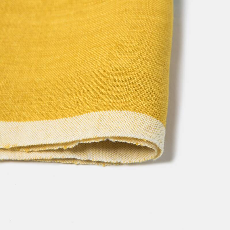 Caravan Laundered Linen Towels - Set of 2 - Lime/Aqua