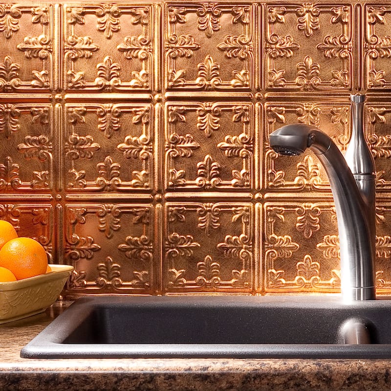 FASÄDE Traditional Style 10 Decorative Vinyl Backsplash Panel