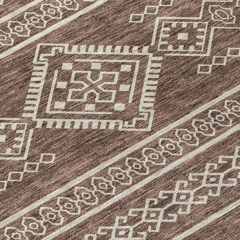 HomeRoots Southwestern Transitional Rectangle Outdoor Rug