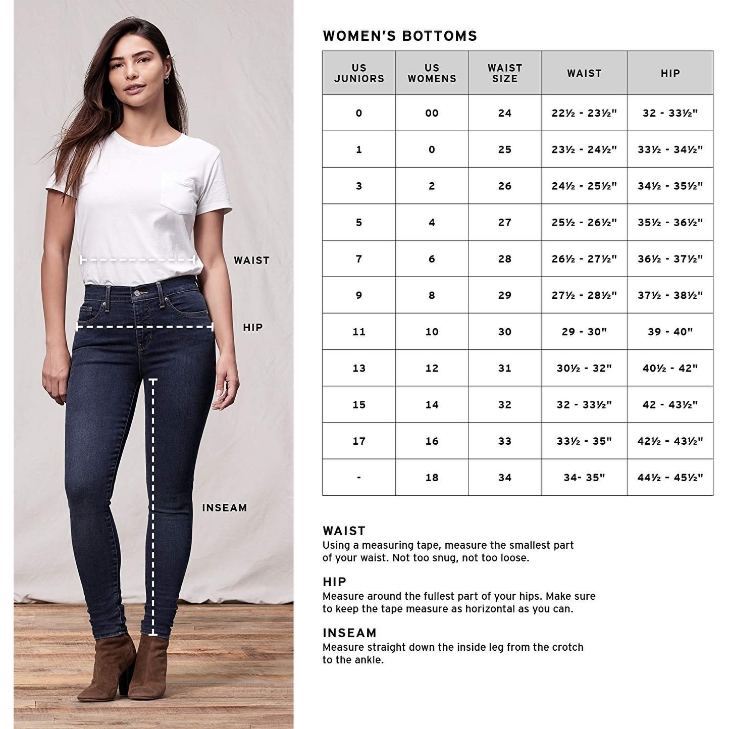 size 14 in women's levi jeans