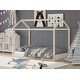 preview thumbnail 10 of 9, Perry Twin Solid Wood Canopy Bed