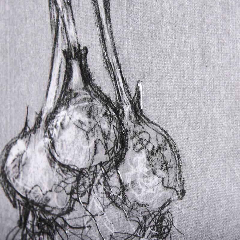Botanical Sketches I (Grey) (36 x 60) Canvas Art Print
