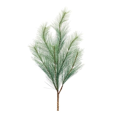 Set of 6 Long Needle Pine Christmas Artificial Sprays 32"