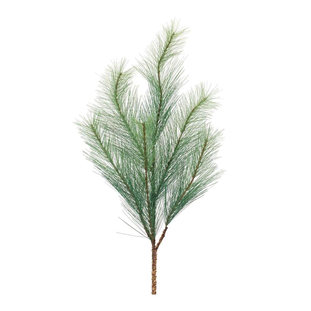 Set of 6 Long Needle Pine Christmas Artificial Sprays 32"