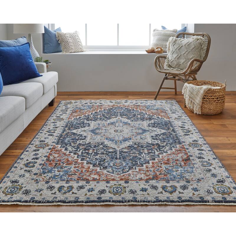 Frencess Medallion Bohemian & Eclectic Area Rug