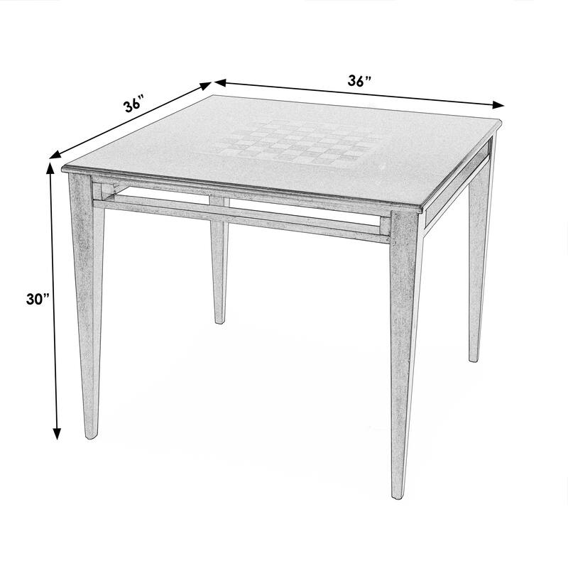 Daltrey 36" Square Game Table