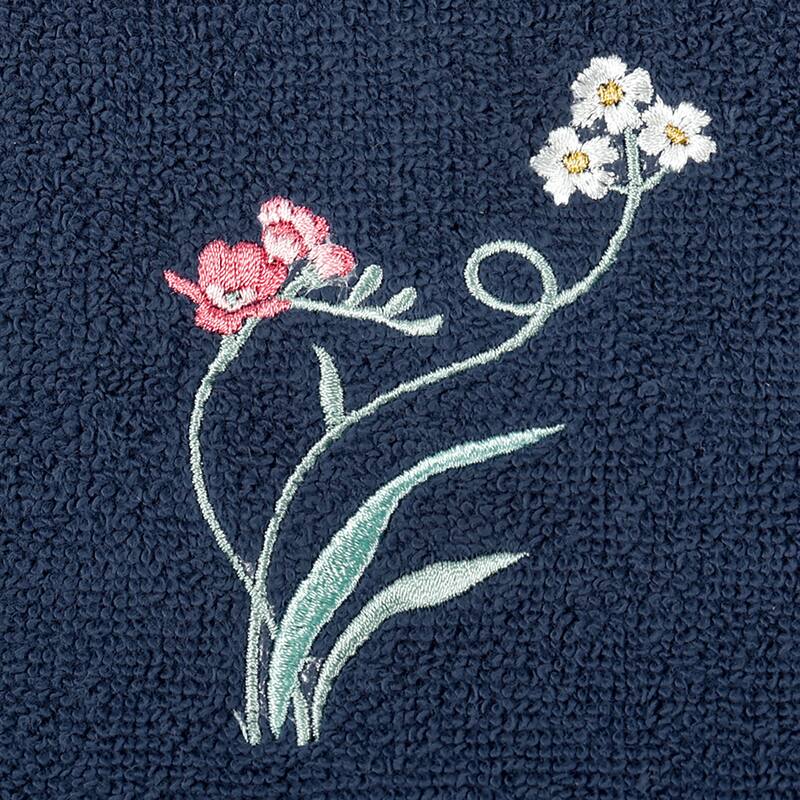 Authentic Hotel and Spa 100% Turkish Cotton STELLA 2PC Embellished Fingertip Towel Set.