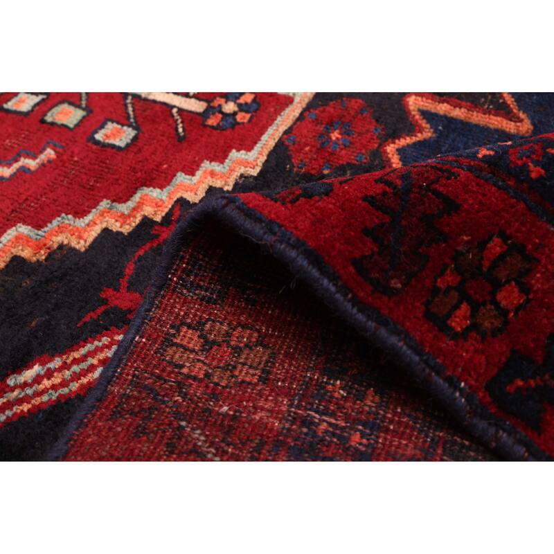 ECARPETGALLERY Hand-knotted Konya Anatolian Black, Red Wool Rug - 4'6 x 10'9