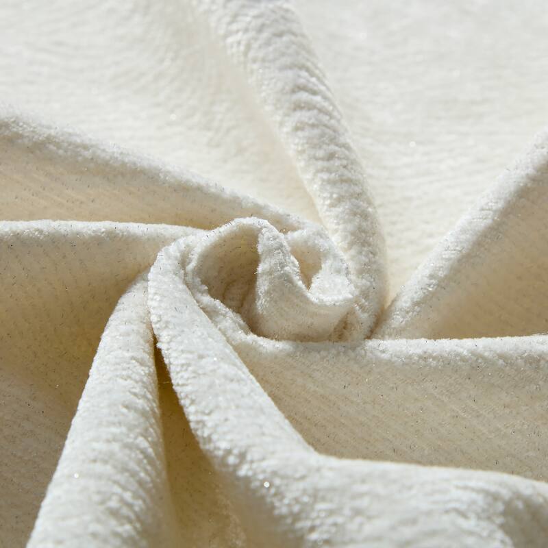 GDFStudio - Sparkling Chenille Oversized 2-Seater 142" Modular Sectional Sofa with 2 Ottomans